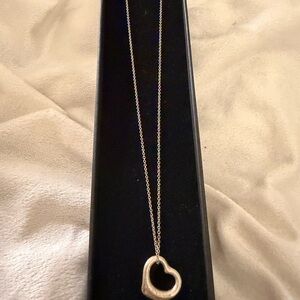 Tiffany & Co Open Heart Pendant Necklace